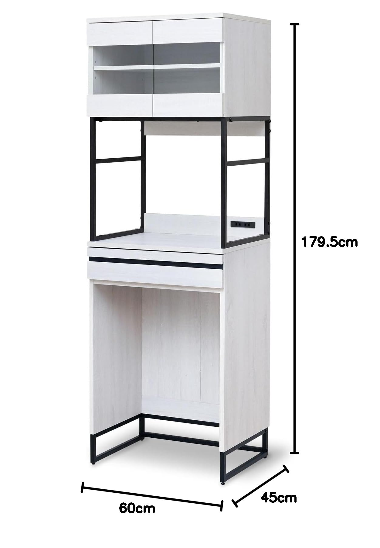 Cloudear レンジボード Amazon｜moca company Cloudear キッチンボード 幅60 ゴミ箱収納